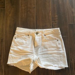 Paige White Denim Shorts 24